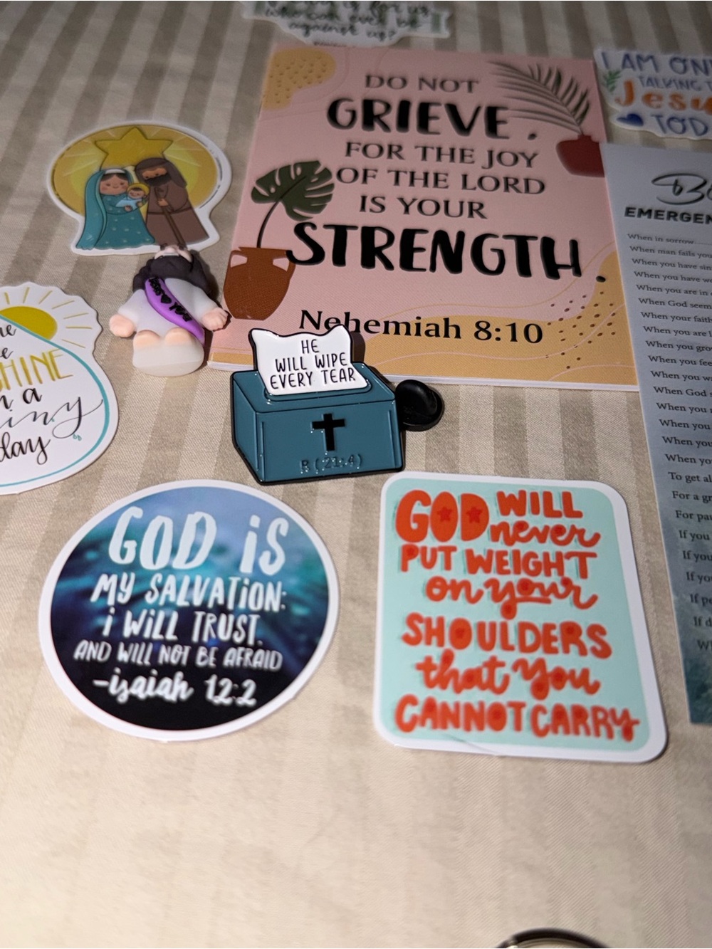 Christian Gift Goody Bags, EnamelPins, Stickers, Keychains Etc - Picture 10 of 15